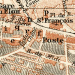 Lausanne city map, 1913