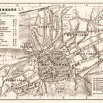 Klausenburg (Cluj-Napoca) city map, 1913