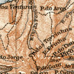 Madeira island map, 1911