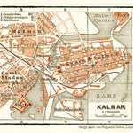 Kalmar city map, 1910