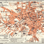 Lemberg (Львiв, L´viv) city map, 1911