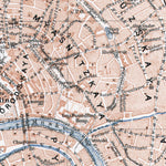 Moscow (Москва, Moskva), city map (in English), 1914