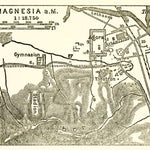 Magnesia on the Maeander, map of the ancient site, 1905