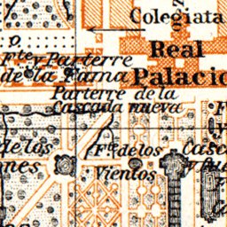 La Granja city map, 1929