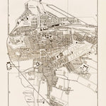 Malmö city map, 1910