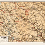 Lappland map. Luleå - Sulitälma, 1899