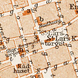 Linköping town plan, 1929