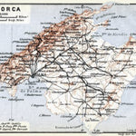 Mallorca map, 1929