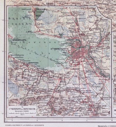 Environs of St. Petersburg from 1910
