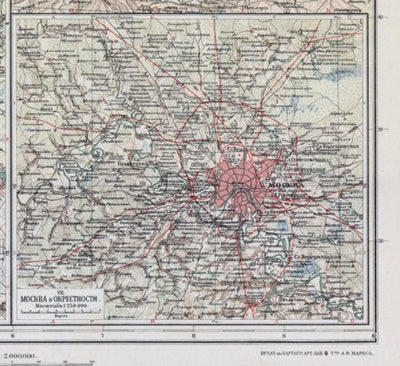 Environs of Moscow from 1910