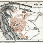 Mérida city map, 1913