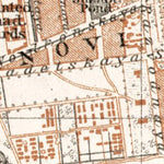 Peterhof (Петергофъ) town plan, 1914