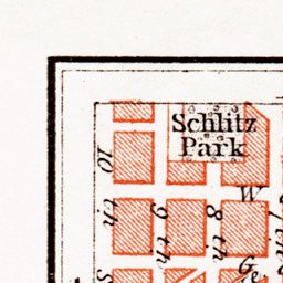 Milwaukee city map, 1909