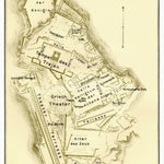 Pergamon (τὸ Πέργαμον, Bergama), ancient site plan after (Richard) Bohn, 1905