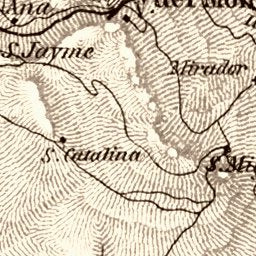 Montserrat Mountain map, 1899
