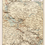 Middle Dalarna (Mellersta Dalarna), region map, 1899