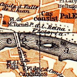Murcia city map, 1929