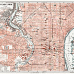 Philadelphia city map, 1909