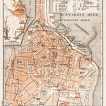 Odessa (Одесса, Odesa) city map, 1914 (1:35,000 scale)