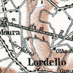 Porto Area Map, 1913