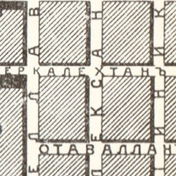Tampere (Таммерфорсъ, Tammerfors) city map (in Russian), 1913