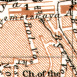 Smolensk (Смоленскъ) city map, 1914