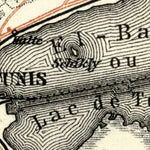 Map of the environs of Tunis, 1909