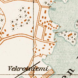 Viipuri (Viborg) city map, 1929