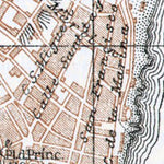 Santa Cruz de Tenerife city map, 1911