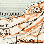 Troy (Troja, Ilion, Τροία, Ἴλιον) environs map, 1914