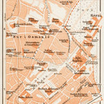 Constantionople (قسطنطينيه, İstanbul, Istanbul): Sultanahmet District Map, 1914