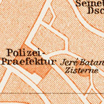 Constantionople (قسطنطينيه, İstanbul, Istanbul): Sultanahmet District Map, 1914