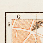 Constantionople (قسطنطينيه, İstanbul, Istanbul): Sultanahmet District Map, 1914
