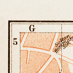Constantionople (قسطنطينيه, İstanbul, Istanbul): Sultanahmet District Map, 1914