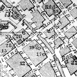 Uppsala (Upsala) city map, 1910