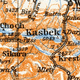 General map of Caucasus, 1914