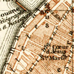 Smyrna (إزمير, İzmir, Smyrne) city map, 1905