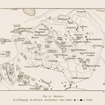 Stockholm (Djurgården): Skansen map, 1899