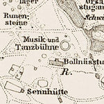Stockholm (Djurgården): Skansen map, 1899
