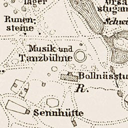 Stockholm (Djurgården): Skansen map, 1899