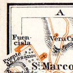 Segovia city map, 1929