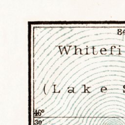 St. Mary´s River map, 1909