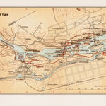 Trollhättan town plan, 1899