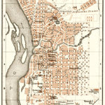 Tomsk (Томскъ) city map, 1914