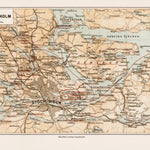 Stockholm nearer environs map, 1899