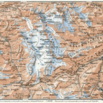 Trift (Gadmen) Glacier and environs map, 1909