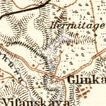 Sergiev Posad (Сергiевъ Посадъ, now Sergievo) environs map, 1914 (second version)