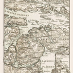 Stockholm nearer environs map, eastern part, 1929