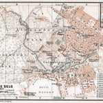 Tsarskoe Selo (Царское Село, nowadays Pushkin) town plan (in English), 1914