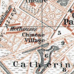 Tsarskoe Selo (Царское Село, nowadays Pushkin) town plan (in English), 1914